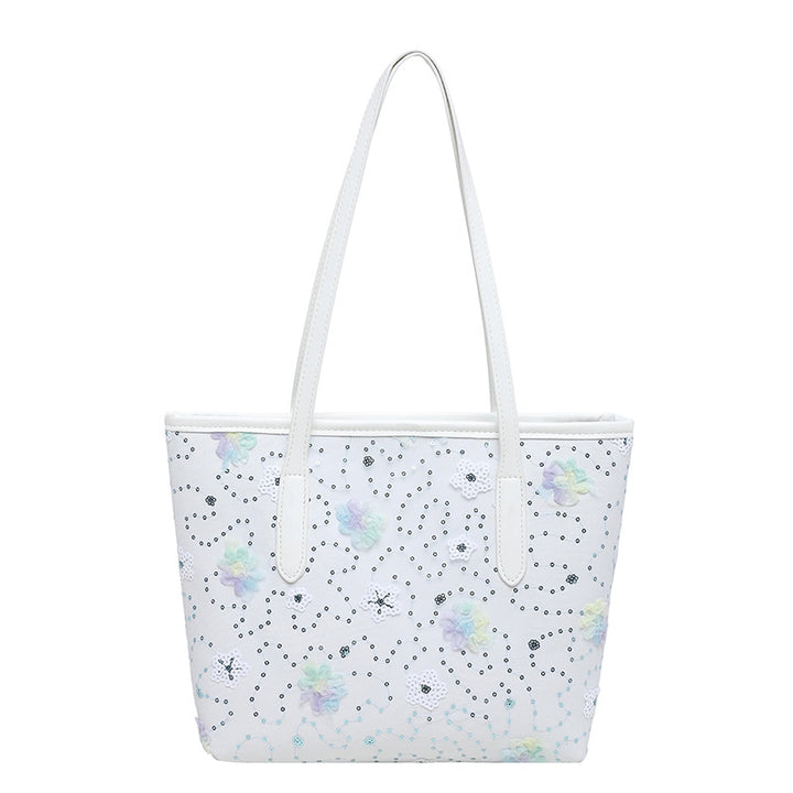 WoFloral Bestickte Tote Bag Karnz