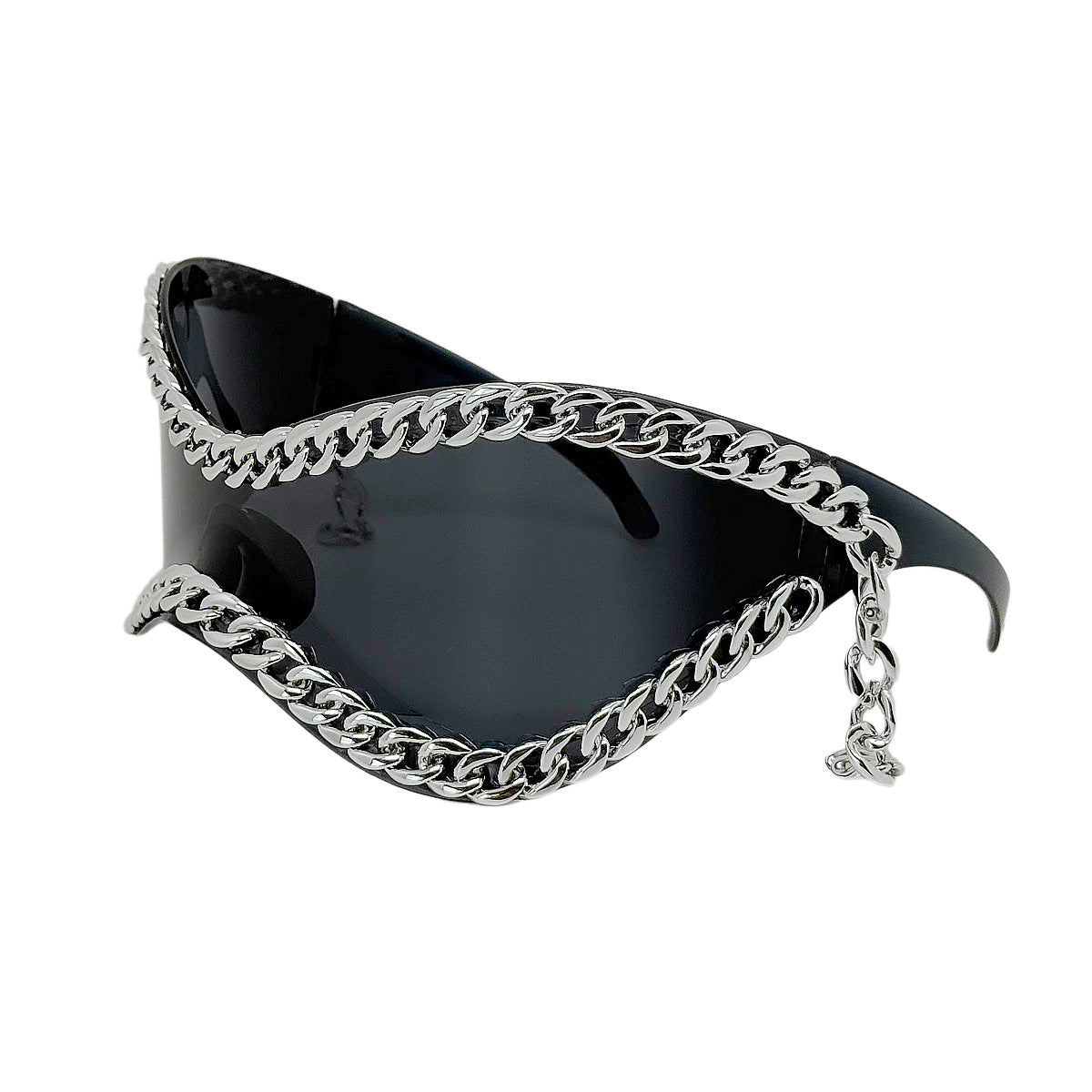 Damen modische Sonnenbrille mit Kettenrahmen Karnz