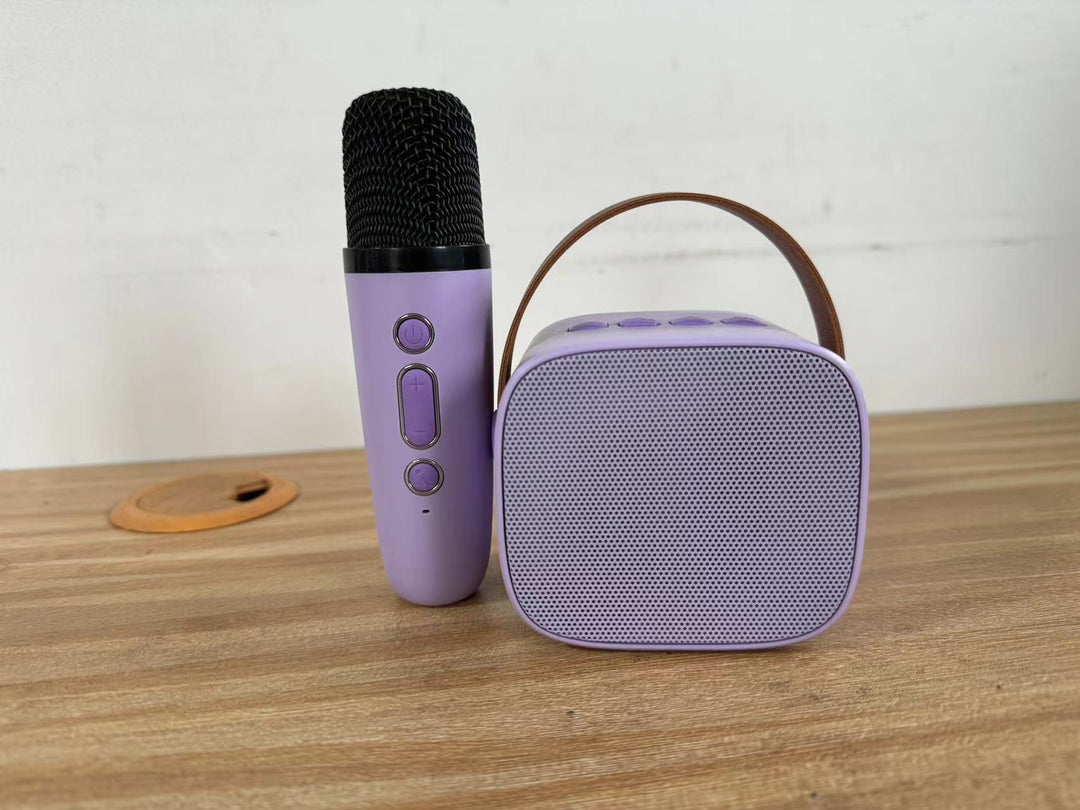 Tragbarer Bluetooth-Lautsprecher mit kabellosem Mikrofon Karnz