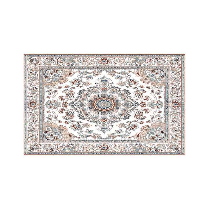 Vintage-inspirierter floraler Teppich Karnz
