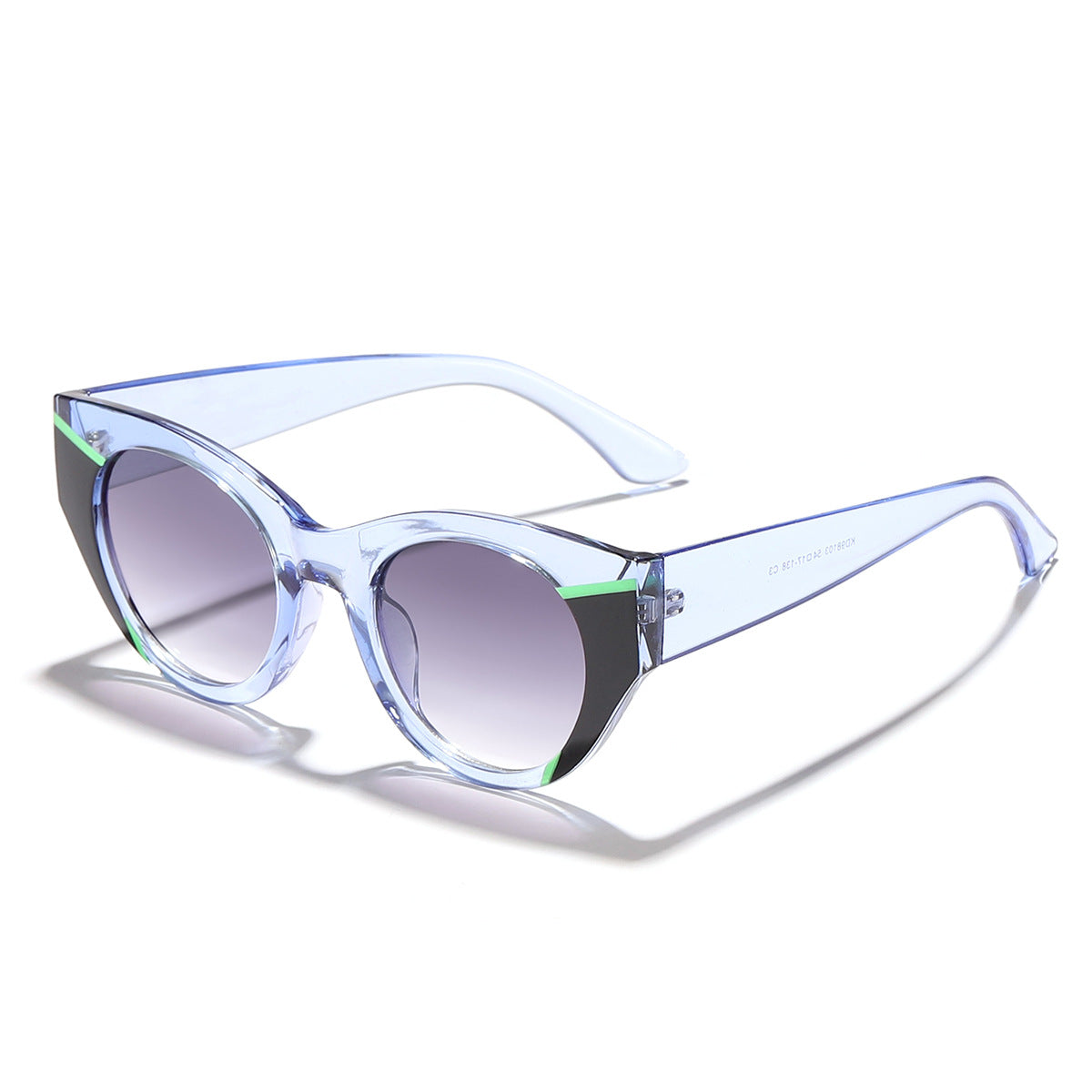Damen modische Sonnenbrille mit einzigartigem Leoprint Karnz