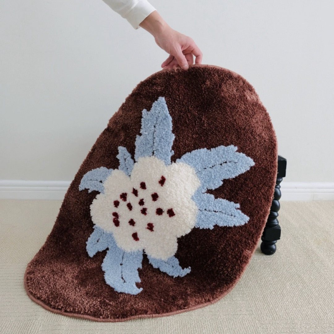 Florale dekorative Teppich Karnz