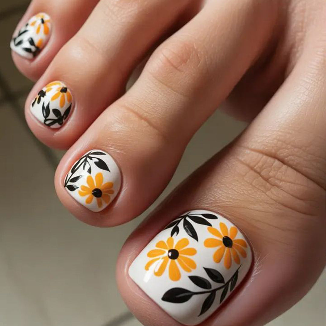 Floral Acryl Nagelkunst Set Karnz