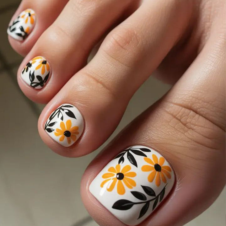 Floral Acryl Nagelkunst Set Karnz