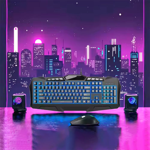 Gaming-Tastatur und Präzise Maus-Set Karnz