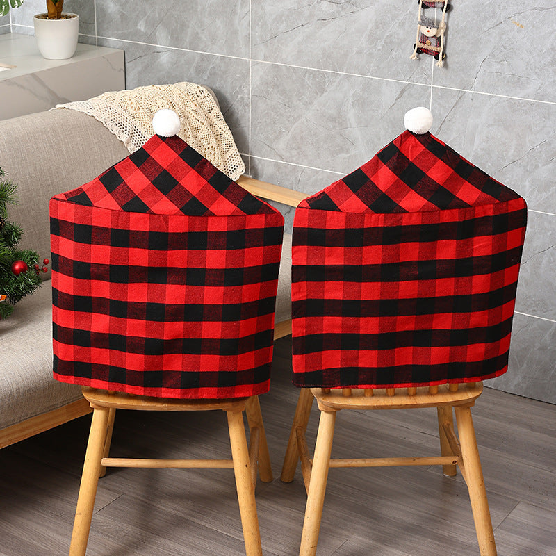 Festliche Stuhlhusse im Weihnachtsdesign Karnz
