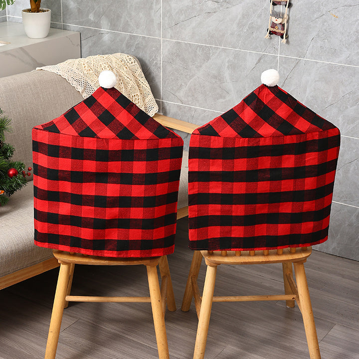 Festliche Stuhlhusse im Weihnachtsdesign Karnz