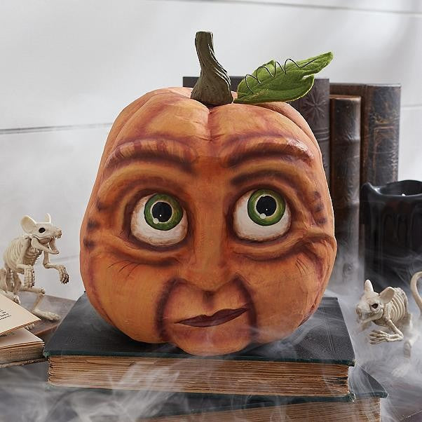 Lustige Halloween Kürbisfigur Karnz