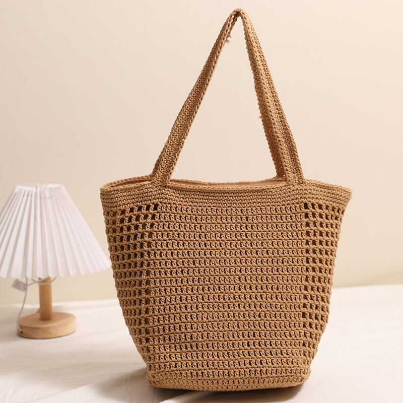 Damen Handgeknüpfte Einkaufs- und Strandtasche Karnz