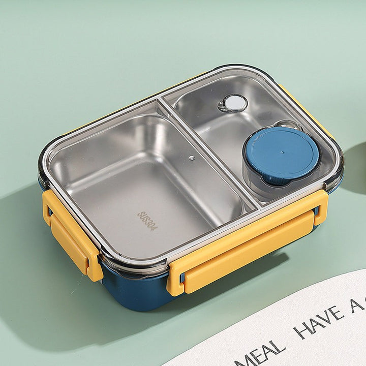 Edelstahl Bento-Box mit auslaufsicherem Deckel