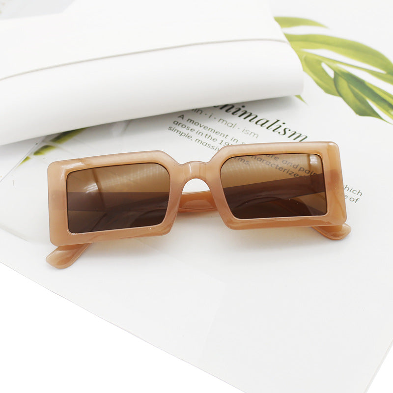Damen moderne Oversized-Sonnenbrille Karnz