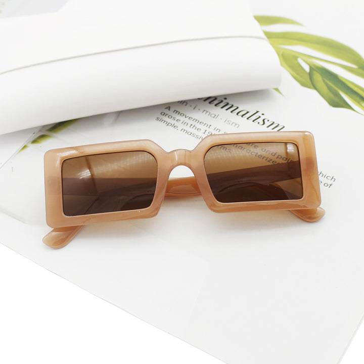 Damen moderne Oversized-Sonnenbrille Karnz