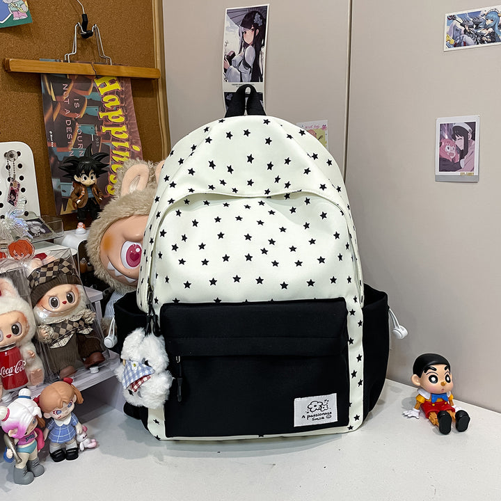 Stylischer Sternenprint-Rucksack