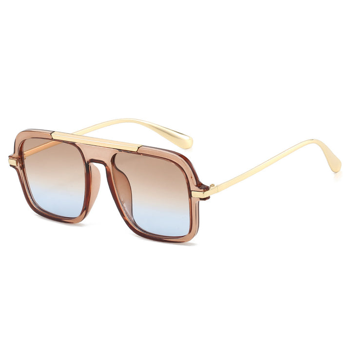 Damen modische Sonnenbrille mit angesagtem quadratischem Rahmen Karnz