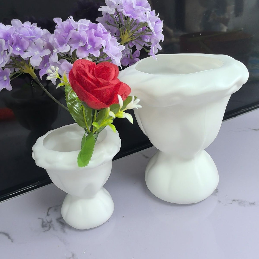 Elegant Moderner dekorativer Blumentopf Karnz