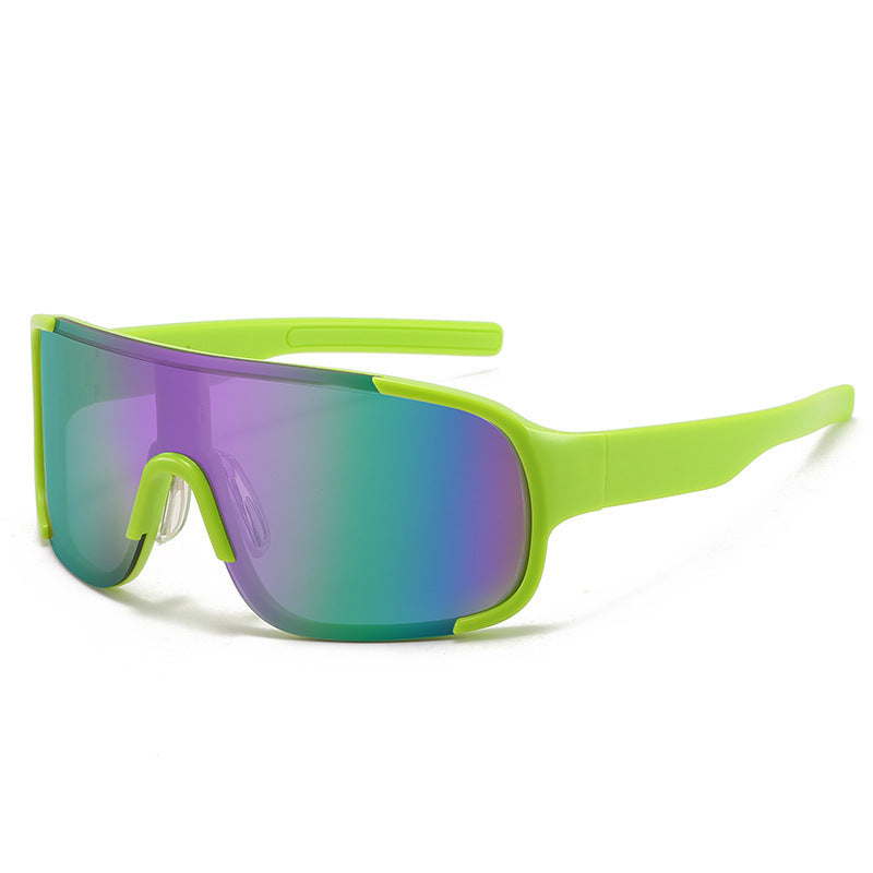 Damen sportliche visierähnliche Sonnenbrille Karnz