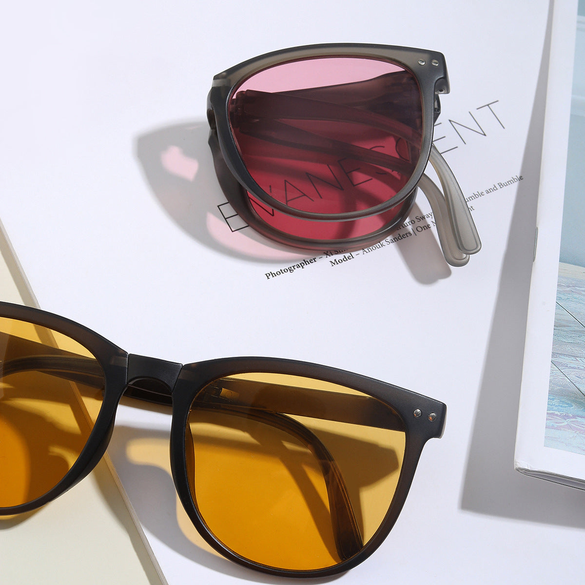 Damen stylische Sonnenbrille mit luxuriösem Acetat-Rahmen Karnz