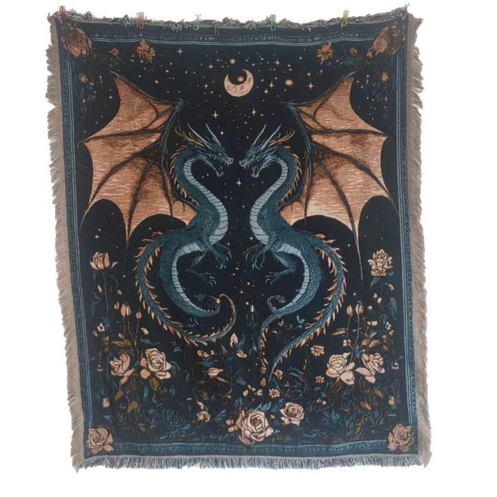 Drachen-Themen Gewebte Wandteppichdecke