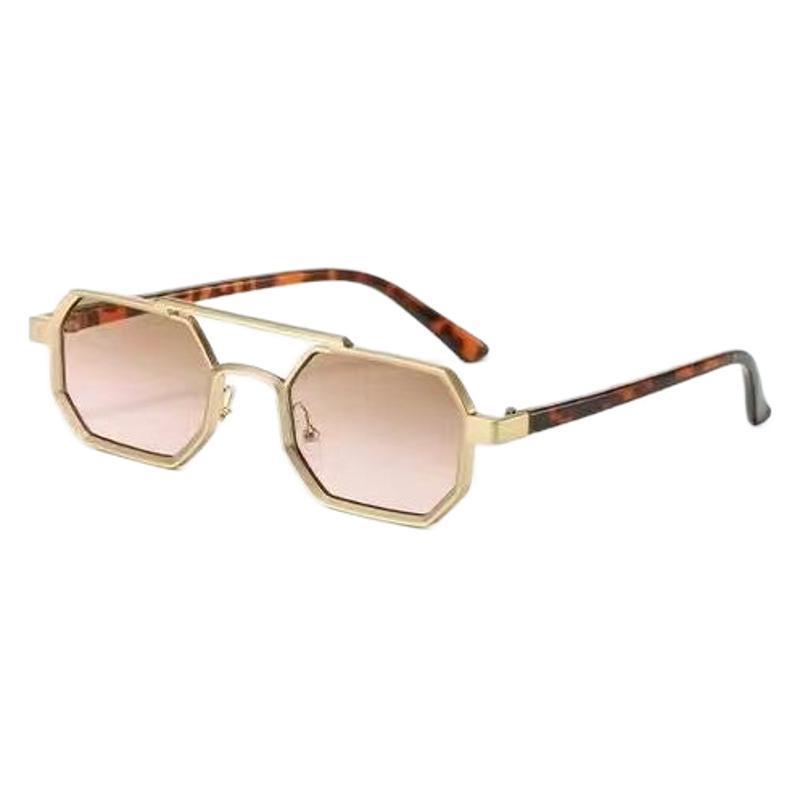 Damen geometrische Sonnenbrille mit einzigartigem Design Karnz