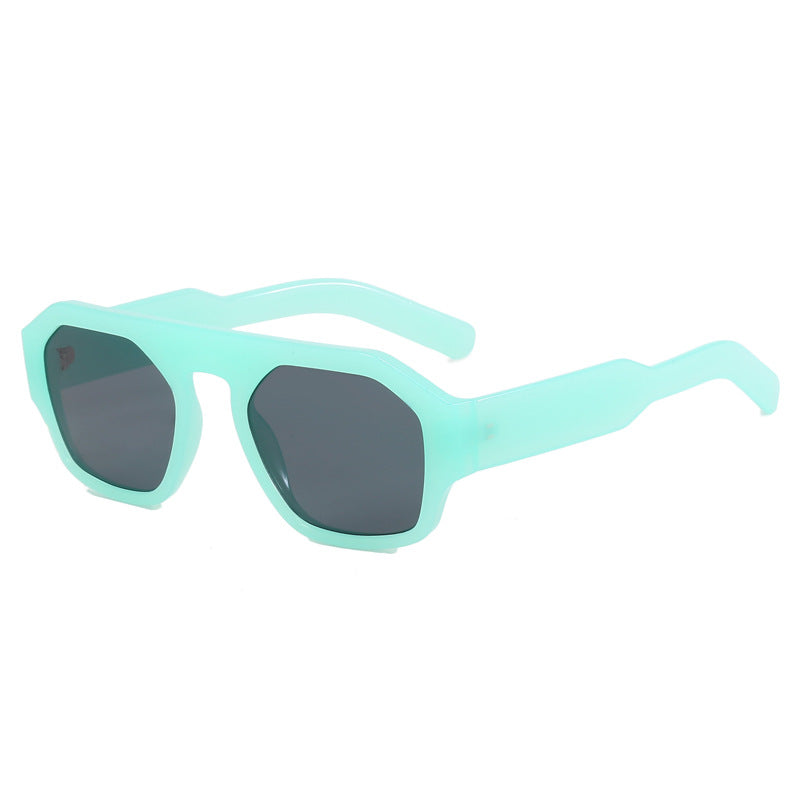 Damen modische geometrische Sonnenbrille Karnz