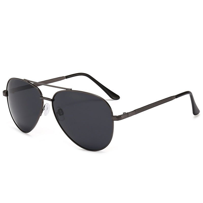 Herren elegante Retro-Pilotensonnenbrille Karnz