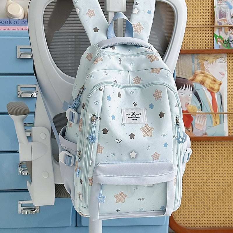Verspielt Stern-Muster Rucksack Karnz
