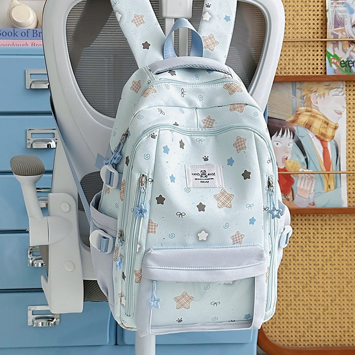 Verspielt Stern-Muster Rucksack Karnz