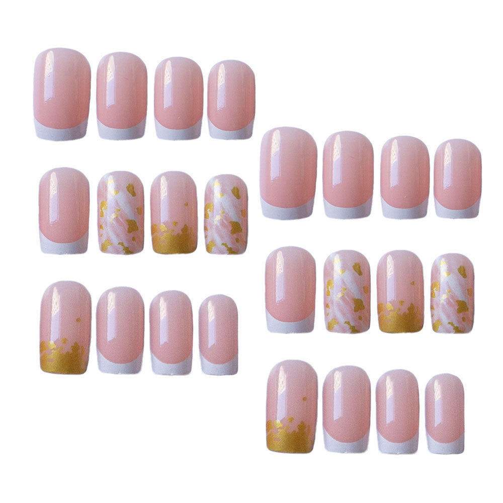 Luxus Goldblatt Nagelkunst Set