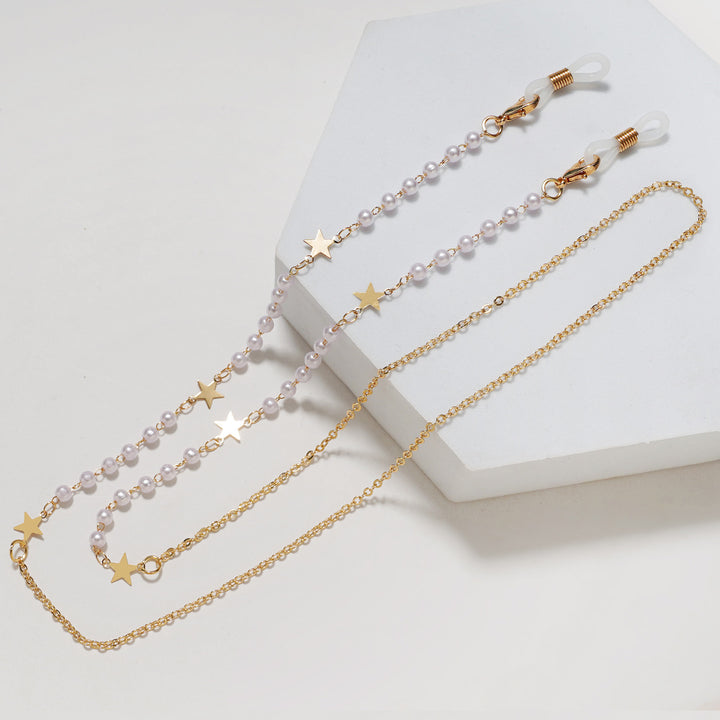 Chic Geometrische Brillen Kette Karnz