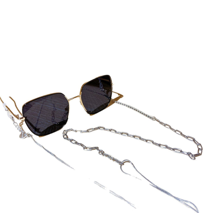 Modische Sonnenbrille mit Luxuriösem Kettenband Karnz