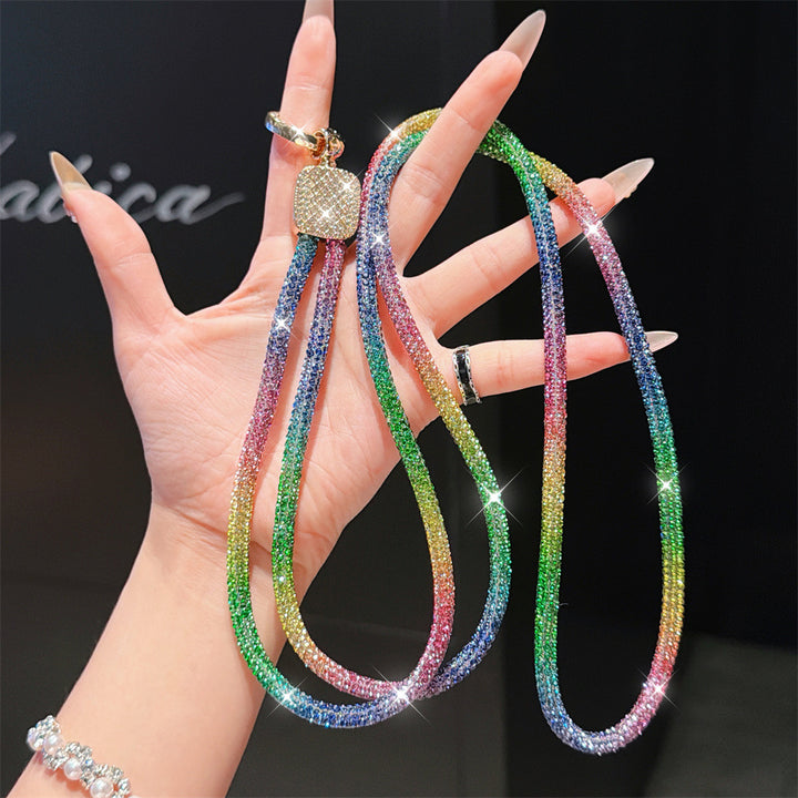 Rhinestone-besetzte Brillenband Karnz