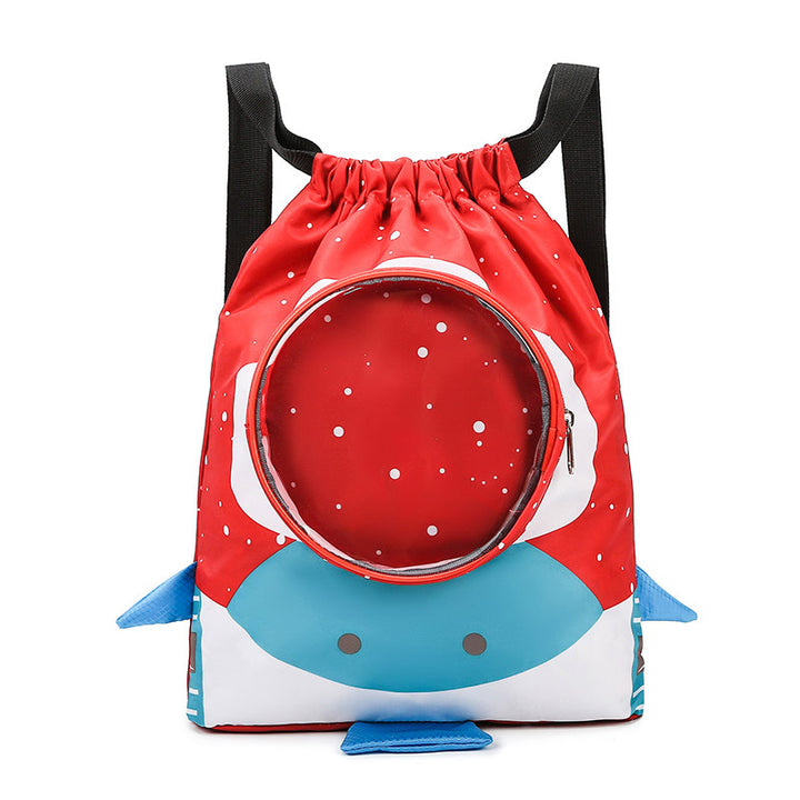 Niedlicher Astronauten-Themen Kordelzug-Rucksack