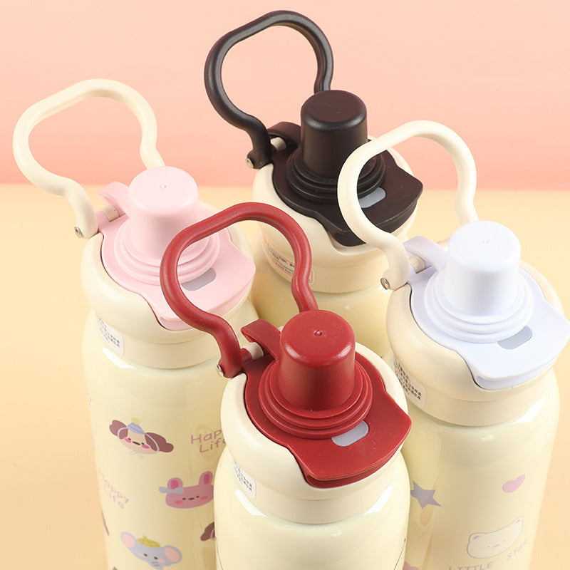 Damen Kinderfreundliche Edelstahl-Trinkflasche Karnz