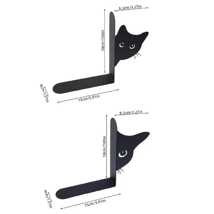 Dekorative Katzen-Themen Buchstützen