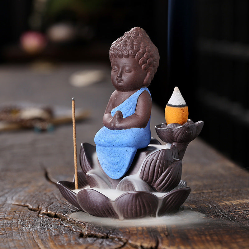Buddhist-Themed Wasserfall Räuchergefäß
