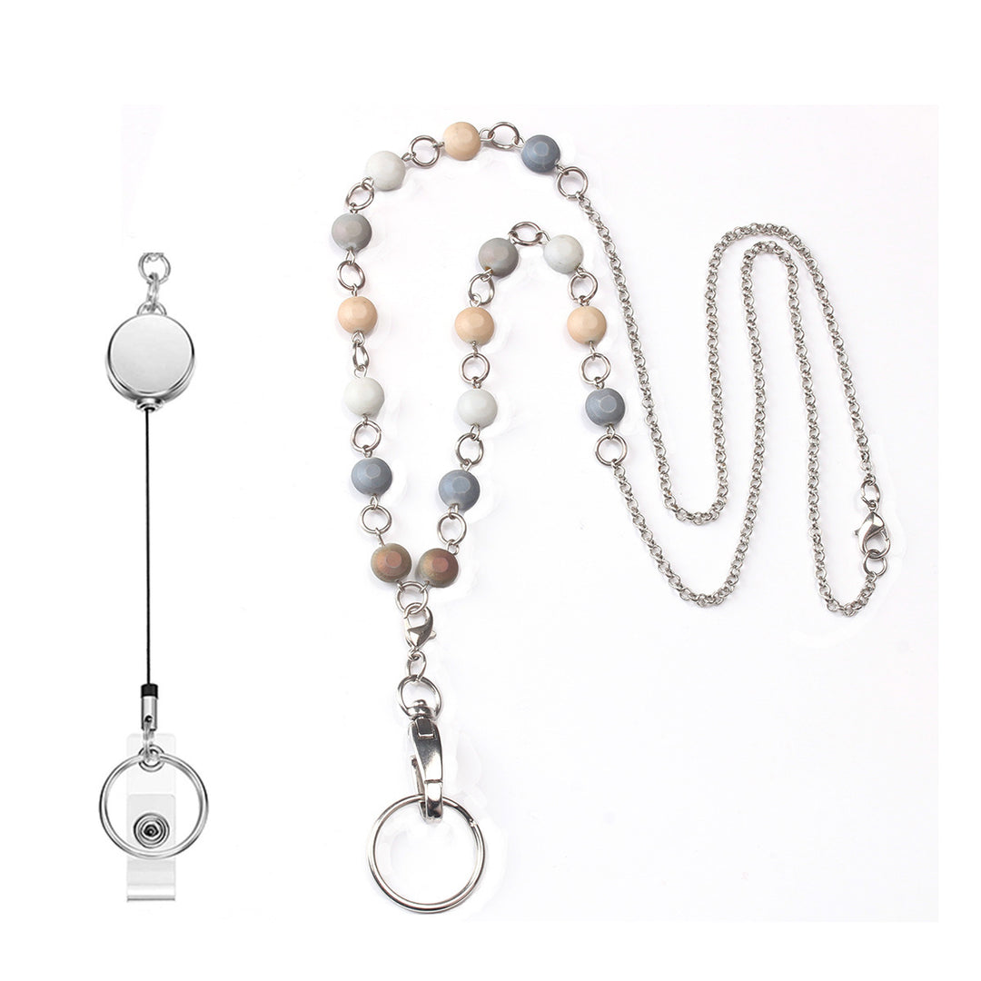 Perlen Schlüsselanhänger Lanyard Halter Karnz