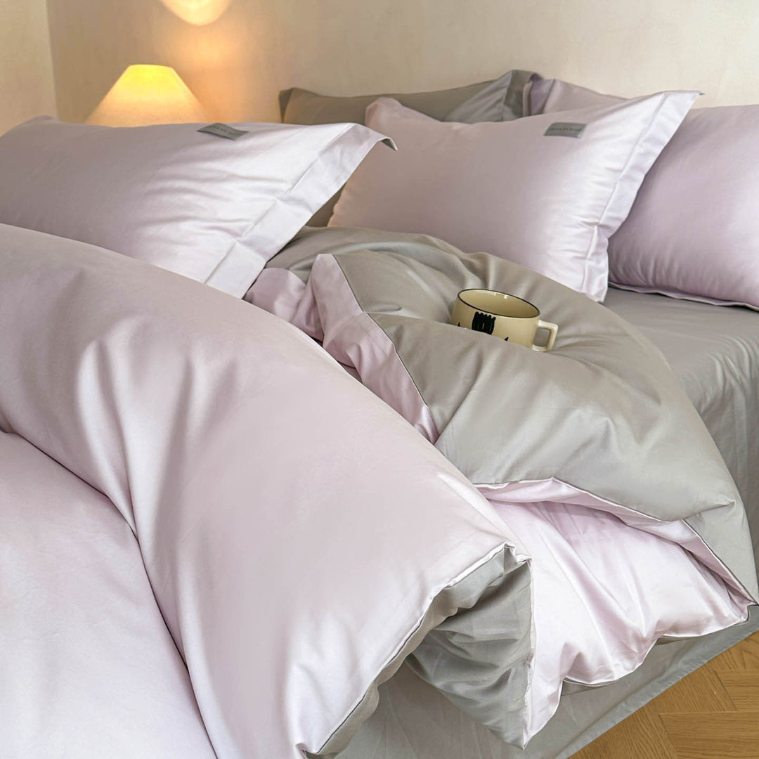 Luxuriöses Weiches Satin Bettwäsche Set