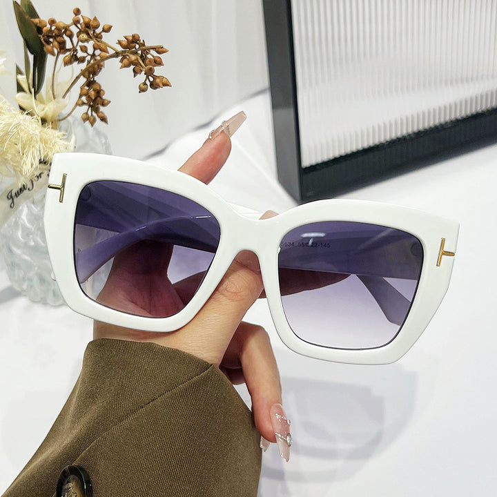 Moderne Übergroße Quadratische Sonnenbrille Karnz