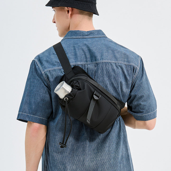 Kompakte Kordelzug Sling-Tasche Karnz