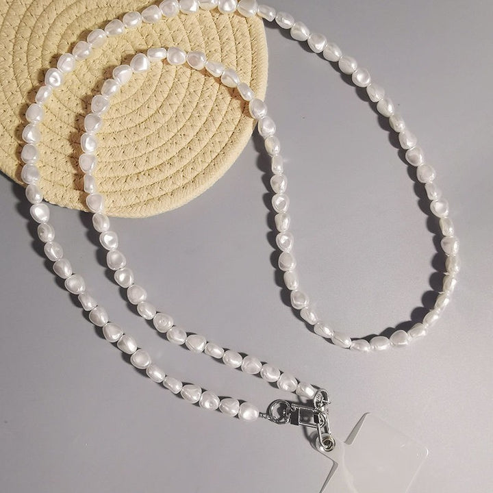 Elegante mehrschichtige Perlenkette Karnz