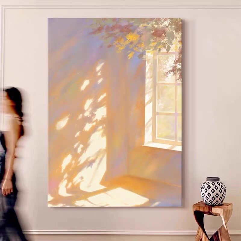 Abstrakte, von der Natur inspirierte Leinwandkunst