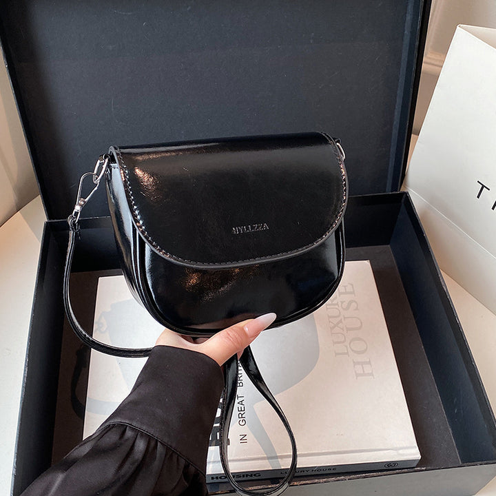 WoMinimalist Faux Leder Umhängetasche Karnz
