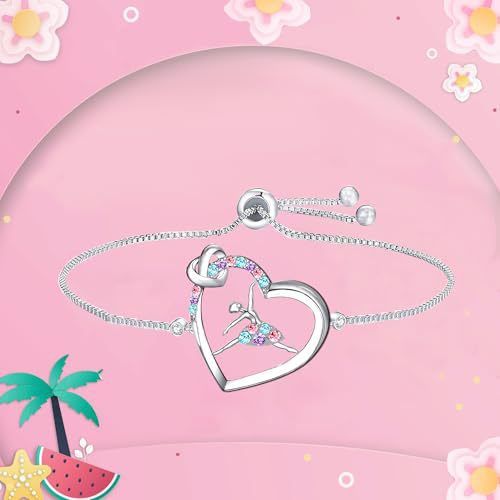 Herzförmiges verstellbares Charm-Armband Karnz