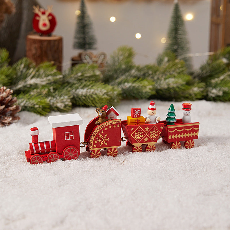 Dekoratives Weihnachtszug-Set Karnz