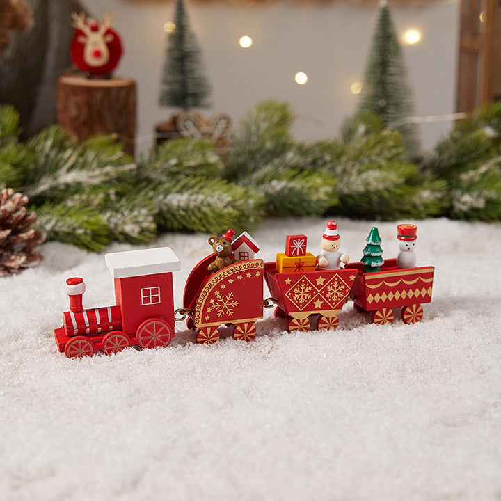 Dekoratives Weihnachtszug-Set Karnz