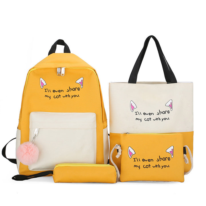 Hübsches Tiermotiv-Rucksacksset Karnz