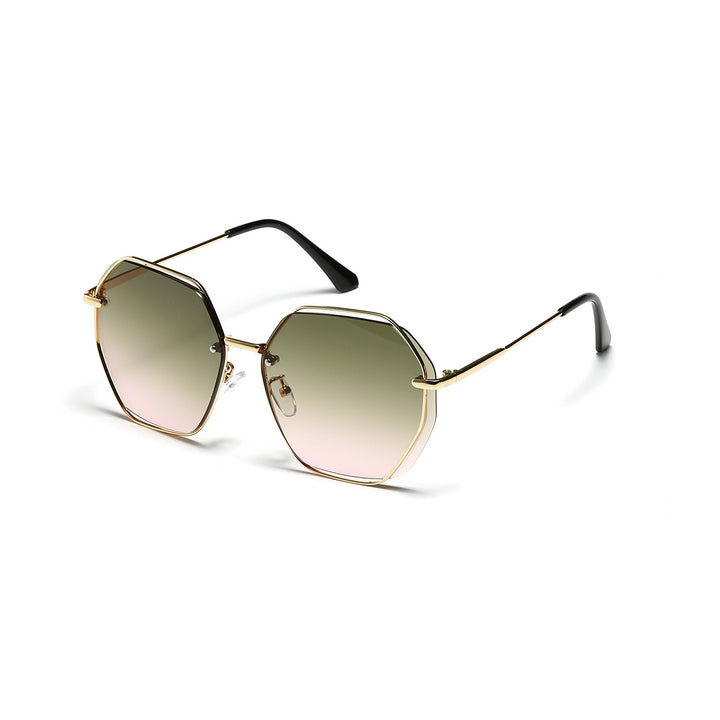 Damen modische achteckige Sonnenbrille mit elegantem Rahmen Karnz