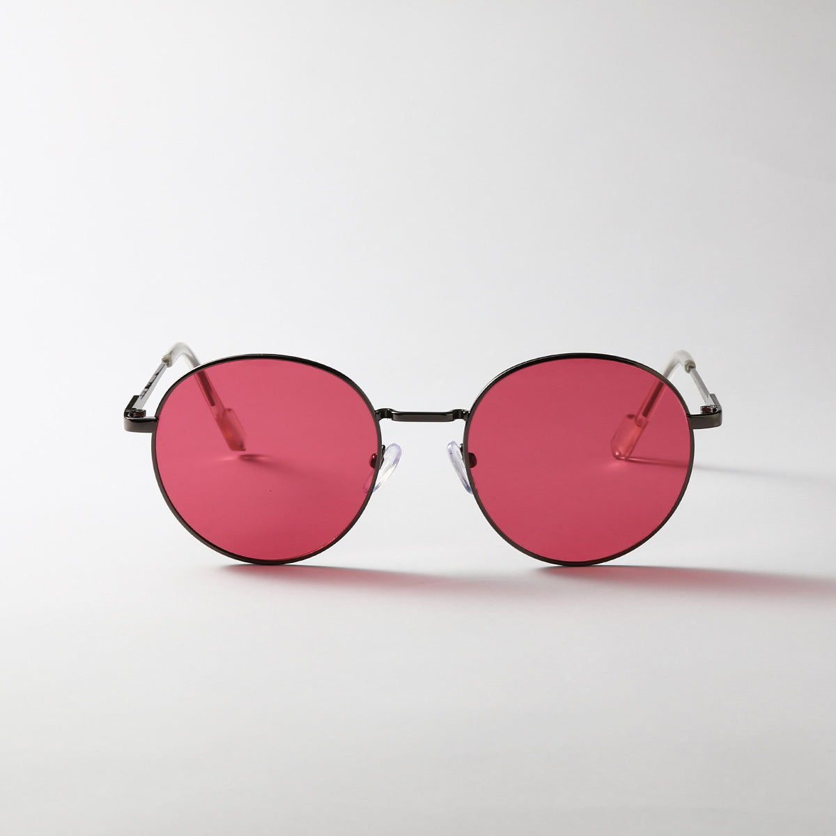 Damen runde Sonnenbrille mit luxuriösem Metallrahmen und UV-Schutz Karnz
