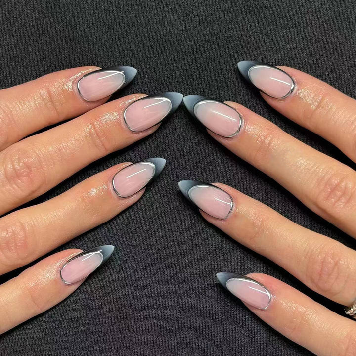 Stiletto Kunstnägel mit eleganter Ombre-Gestaltung Karnz