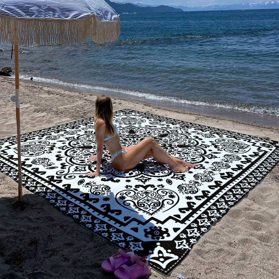 Mandala Design Strandmatte Karnz